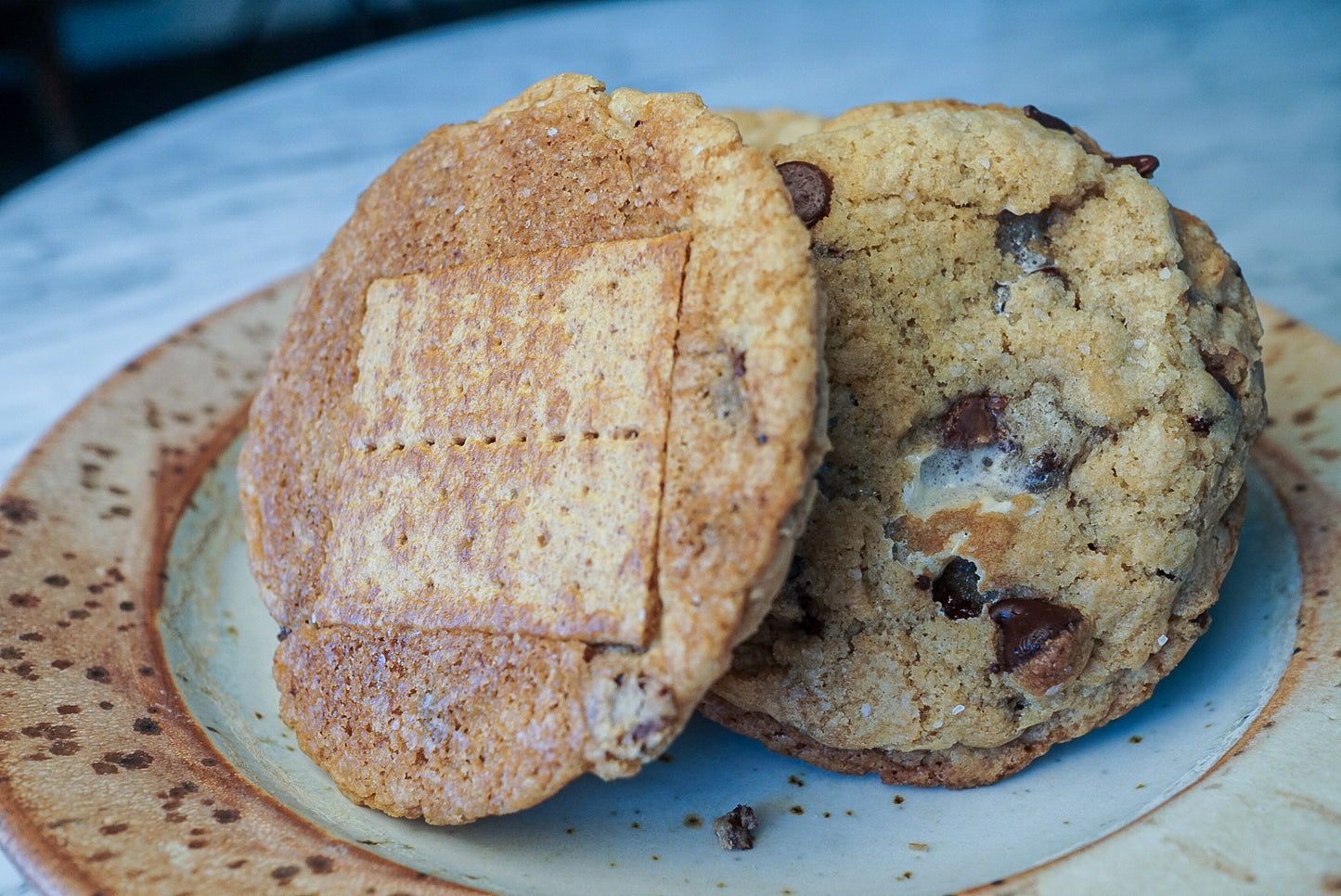 Snickers S'mores Stuffed Chocolate Chip Box